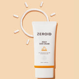 ZEROID Daily Sun Cream SPF50+ PA++++ , Lightweight UV Protection for Sensitive Skin