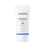 ZEROID Easywash Mild Sun Cream 50ml , Gentle Daily Sunscreen for Sensitive Skin SPF30 PA++++