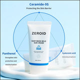 ZEROID Easywash Mild Sun Cream 50ml , Gentle Daily Sunscreen for Sensitive Skin SPF30 PA++++